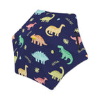 Dinosaurs Kids Safe Round Corner Umbrella One Size Kids Safe Round Corner Umbrella animal Printed Offshore