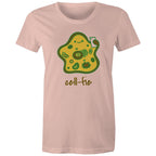 Cell-fie, Selfie Cell - Womens T-shirt Pale Pink Womens T-shirt Printed In Australia Science