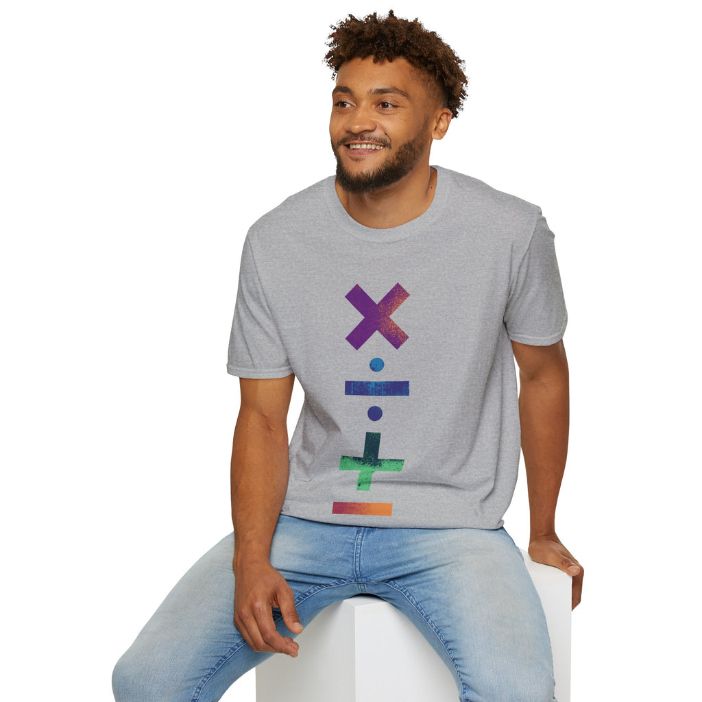 Maths Symbols - Unisex Softstyle T-Shirt