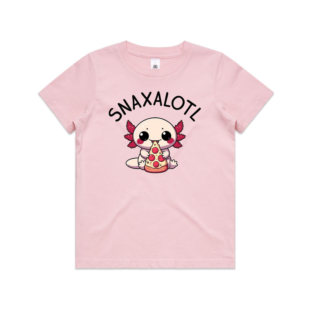 Snaxalotl, Axolotl Pizza - Kids Youth T-shirt