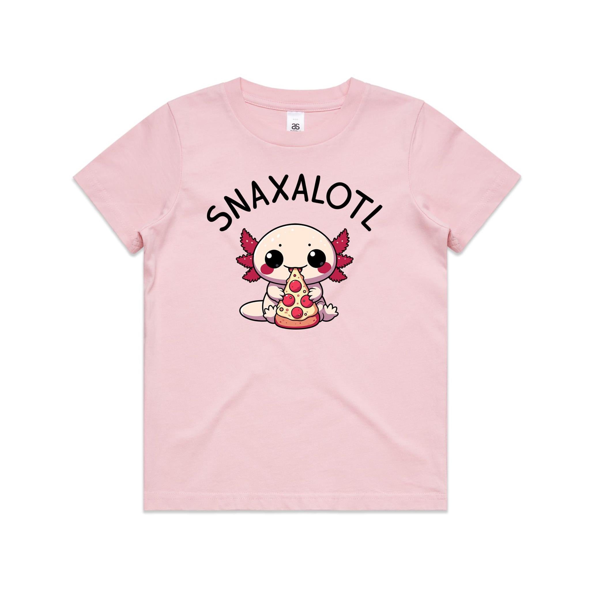 Snaxalotl, Axolotl Pizza - Kids Youth T-shirt