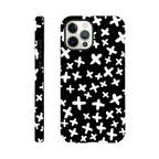 Black And White Crosses - Apple iPhone Tough case iPhone 12 Pro Max iPhone Tough Case Globally Fulfilled
