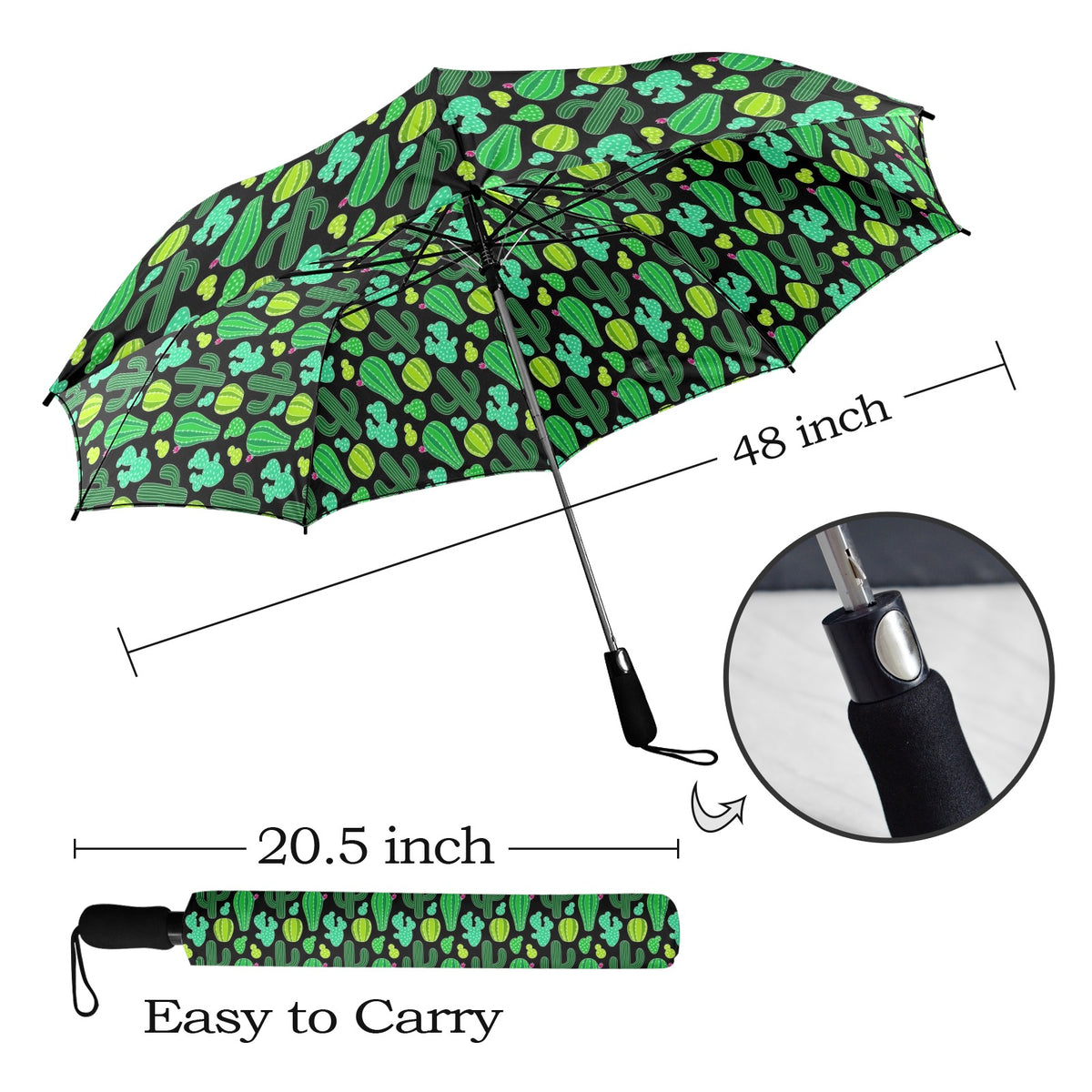 Cactus Plants Umbrella Umbrella Plants Printed Offshore