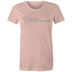 Checkmate, Chess - Womens T-shirt Pale Pink Womens T-shirt Chess Games Printed In Australia