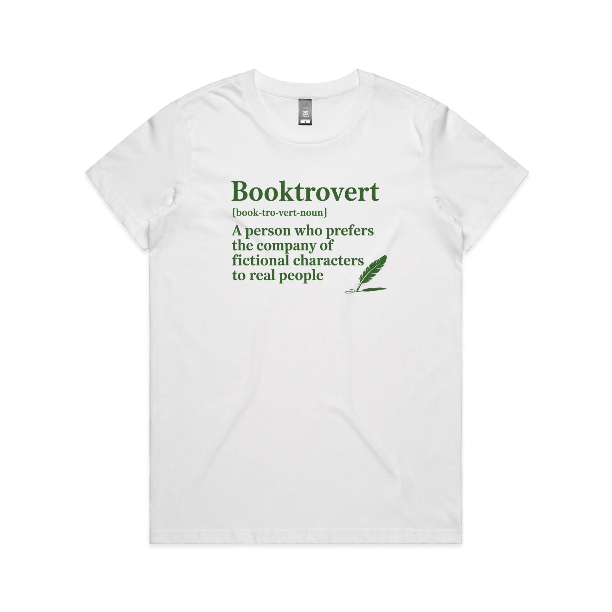 Booktrovert, Book Introvert - Womens T-shirt