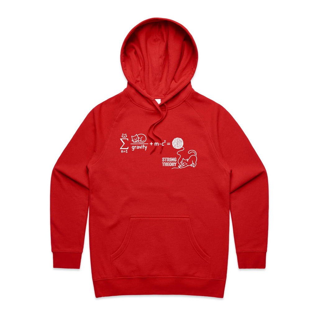 Cat String Theory Physics Women's AS Colour Hoodie