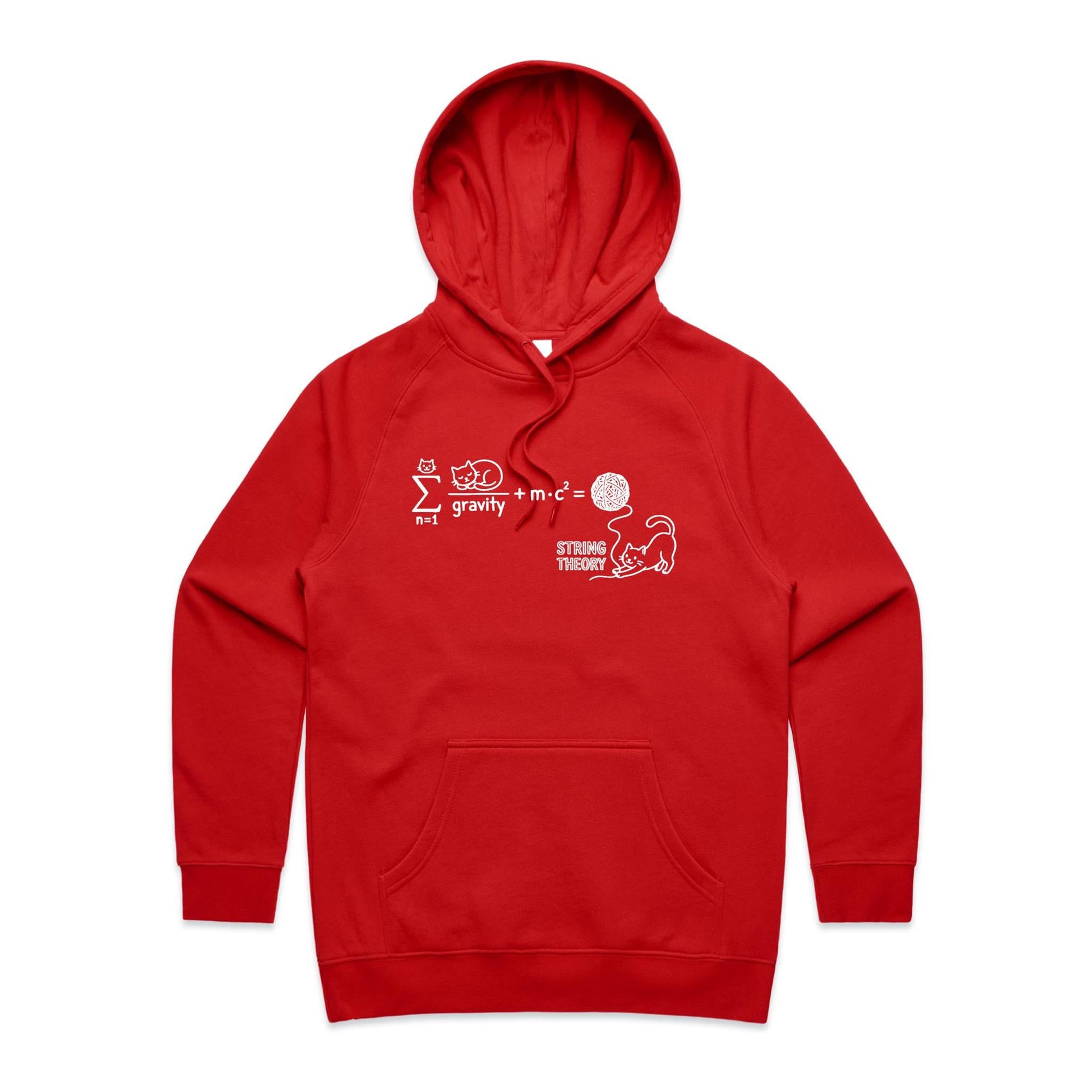 Cat String Theory Physics Women's AS Colour Hoodie