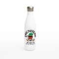 Drummers Plant The Beat White 17oz Stainless Steel Water Bottle Default Title White Water Bottle Globally Fulfilled Music