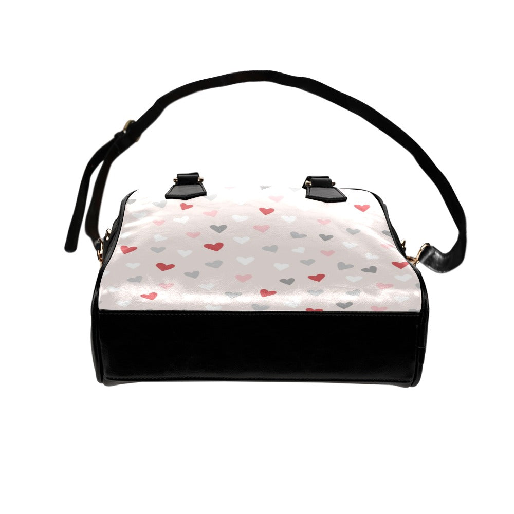 Pretty Hearts - Shoulder Handbag (Model 1634) Shoulder Handbags (1634)