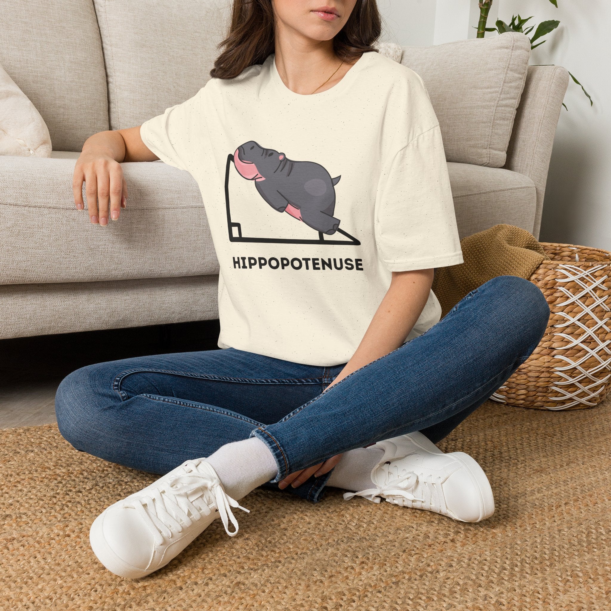 Hippopotenuse Hypotenuse Hippo Unisex T-shirt