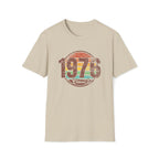 Turning 50 1976 Classic Unisex Softstyle T-Shirt Sand Unisex Adult T-shirt Australian Printer Birthday Retro