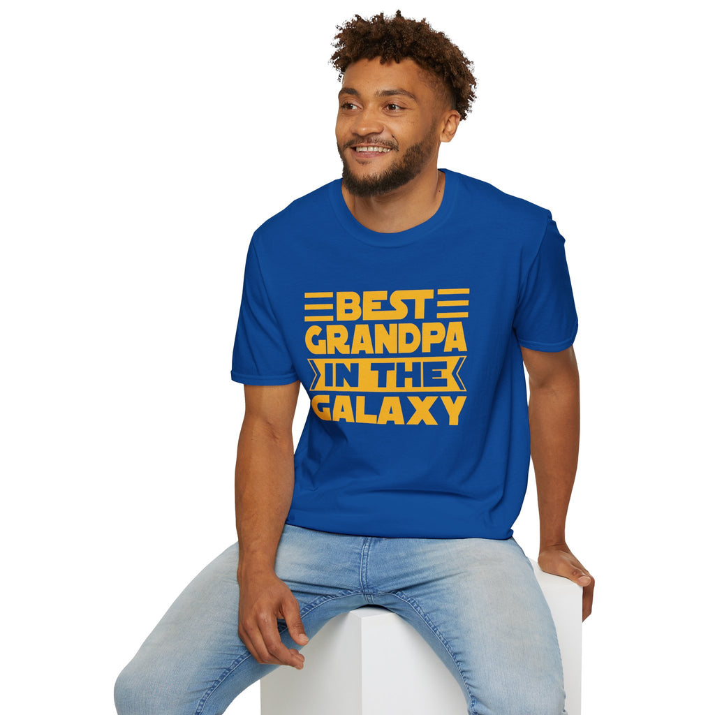 Best Grandpa In The Galaxy - Unisex Softstyle T-Shirt