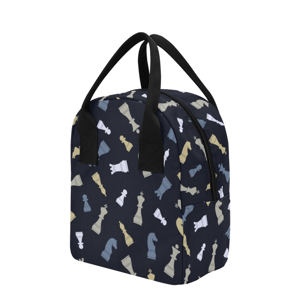 Chess Pattern - Zipper Lunch Bag Zipper Lunch Bag Printed Offshore