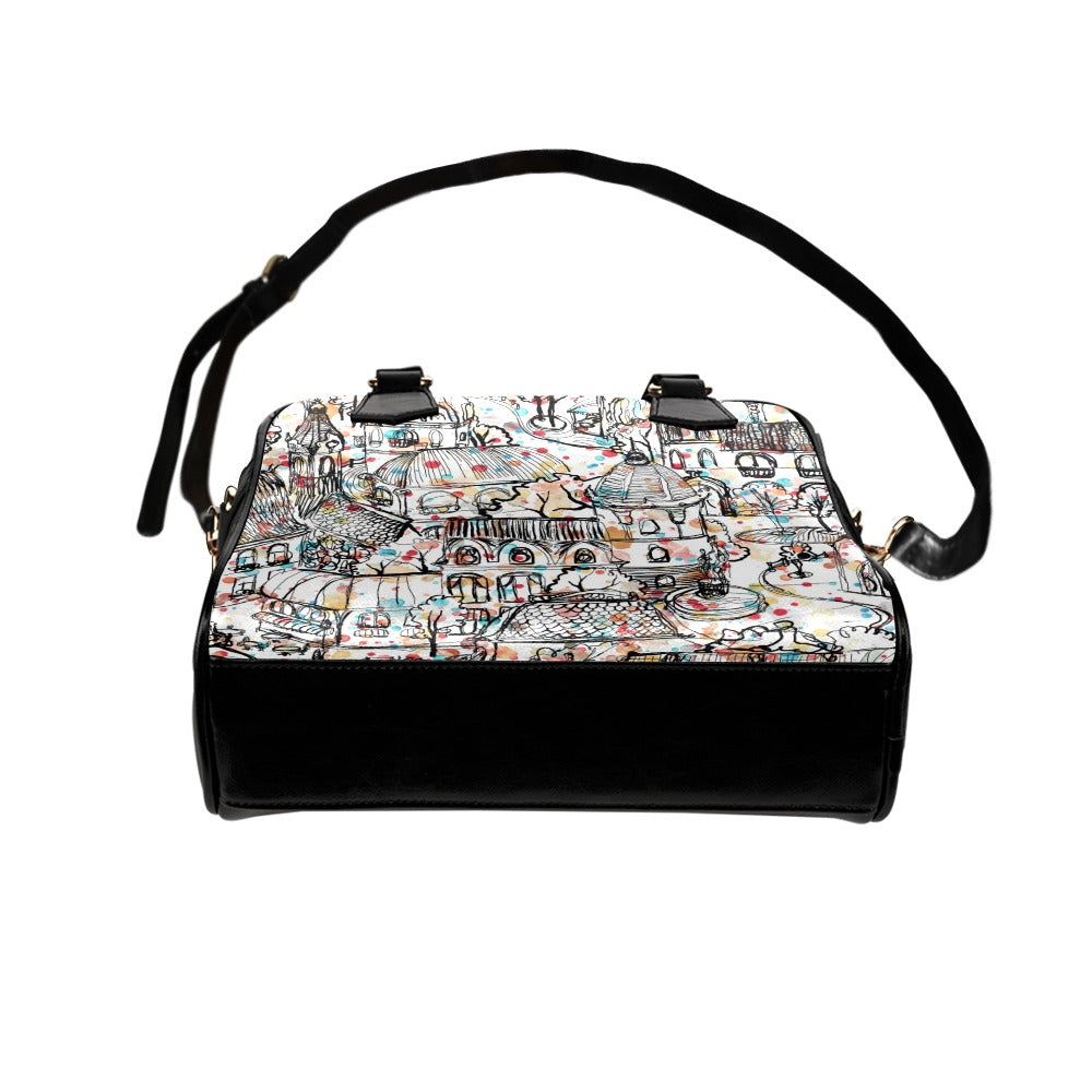 Village Life - Shoulder Handbag (Model 1634) Shoulder Handbags (1634)