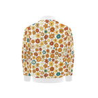 70's Style Floral Kids Bomber Jacket