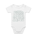 Lots And Lots Of Cats AS Colour Baby Bodysuit