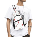 Red Lightning Chest Bag One Size Cross Body Chest Bag comic Printed Offshore