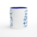 Respect The Locals, Sea Life - White 11oz Ceramic Mug with Colour Inside Colour 11oz Mug animal Globally Fulfilled Ocean