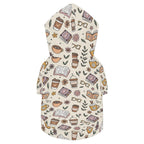 Books And Coffee Pet Hoodie (Small Size)