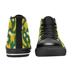 Happy Bananas - Kids High Top Canvas Shoes