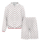 Red Lightning Men's Lightweight Sun Hoodie & Shorts Set Men's Lightweight Sun Hoodie & Shorts comic Printed Offshore