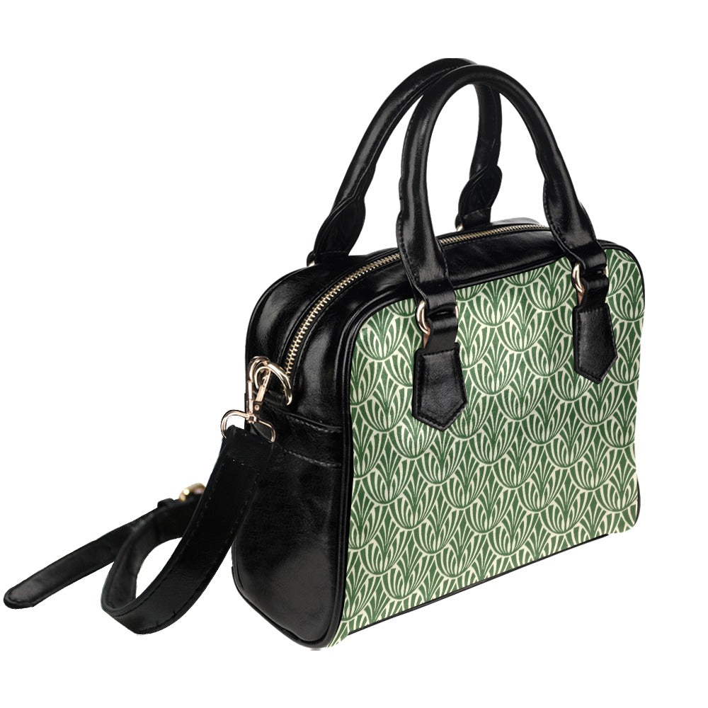 Green Pattern - Shoulder Handbag (Model 1634) Shoulder Handbags (1634)