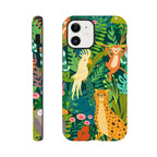 Tropical Jungle Animals - Apple iPhone Tough case iPhone 12 iPhone Tough Case animal Globally Fulfilled