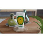 Here Comes The Sun - White Latte 17oz Ceramic Mug Latte Mug Globally Fulfilled Summer