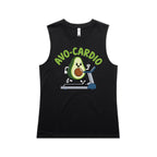 Avo - Cardio, Avocado On A Treadmill - AS Colour Women's Maple Tank