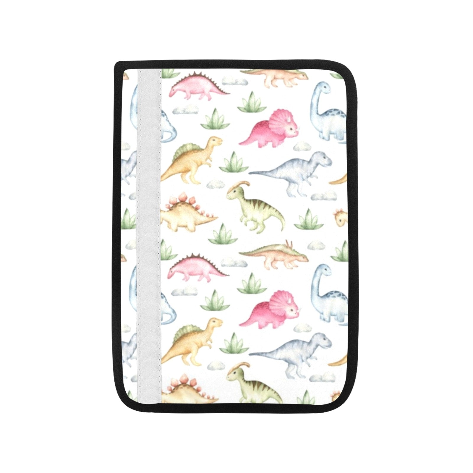 Dinosaur Garden Car Seat Belt Cover 7''x10'' (Pack of 2) Car Seat Belt Cover 7x10 (Pack of 2) animal Printed Offshore