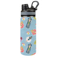 Beach Float - Insulated Water Bottle with Dual-Use Lid (18oz) One Size Insulated Water Bottle with Dual-Use Lid (18oz) Printed Offshore Summer