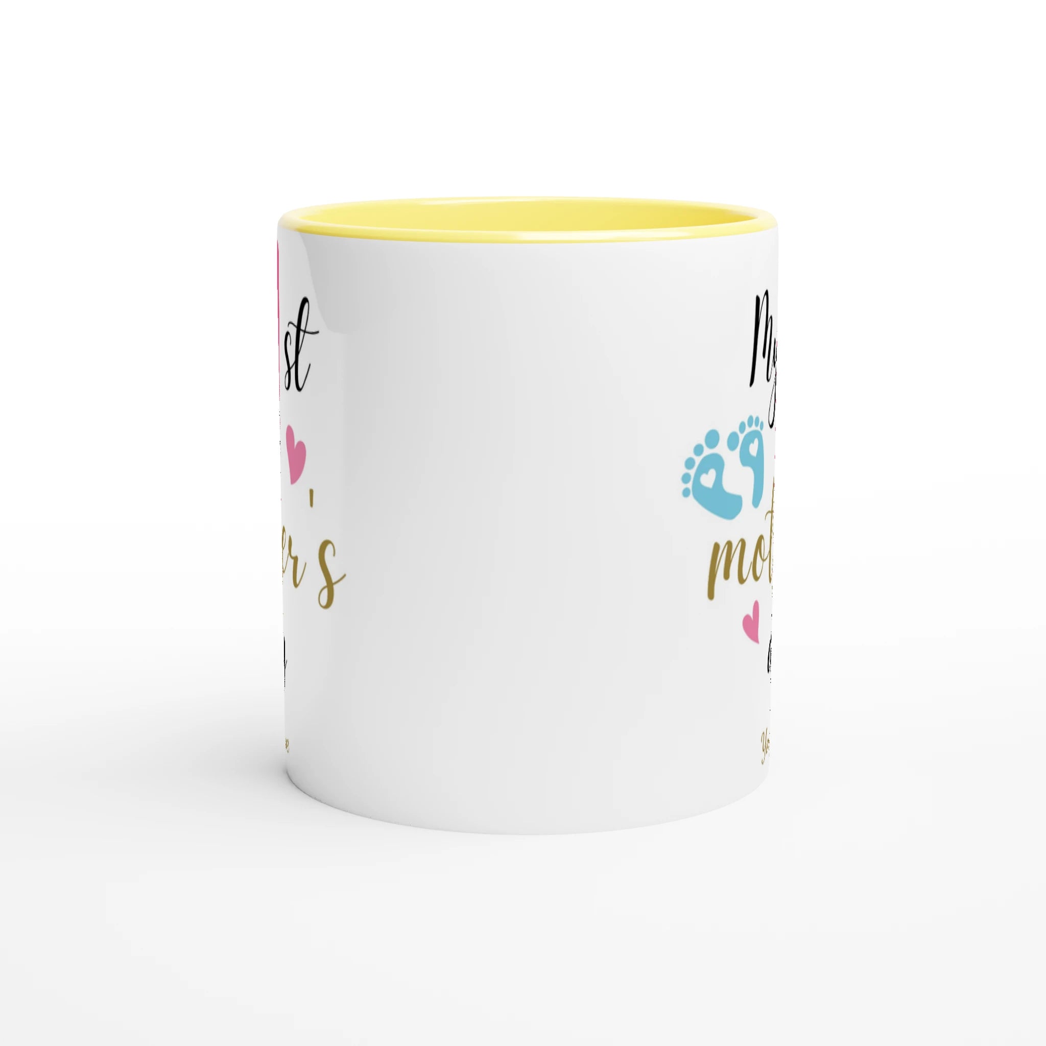 Personalised - My First Mother's Day - 11oz Ceramic Mug Personalised 11oz Mug customise Globally Fulfilled Mum personalise