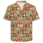 Retro Life Men's Crinkle Hawaiian Shirt