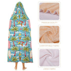 Summer Surf Kids Hooded Blanket 100cm x 130cm
