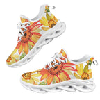 Watercolour Sunflower Women's Twisted Sole Sneakers