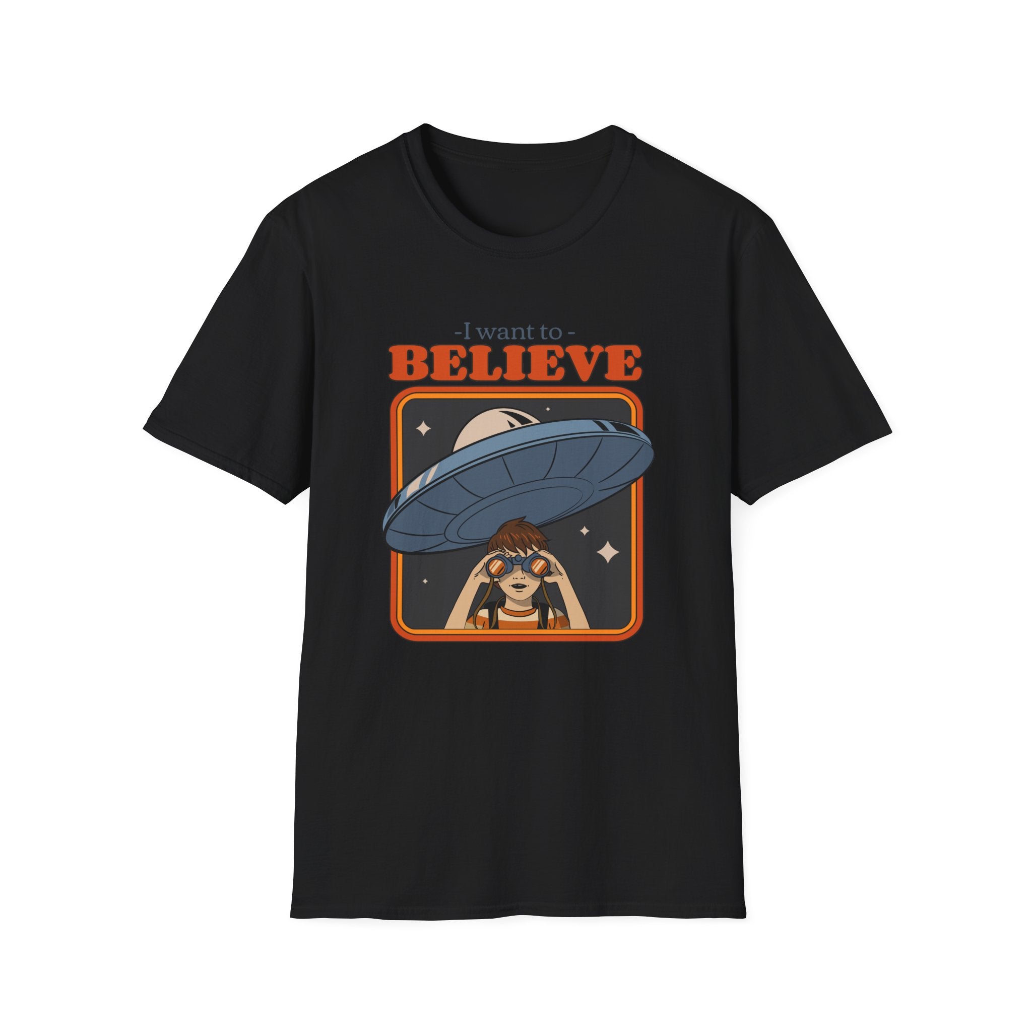 I Want To Believe, UFO - Unisex Softstyle T-Shirt