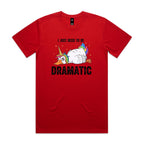 Dramatic Unicorn Goose Men's AS Colour T-shirt Red Mens T-shirt animal Printed In Australia