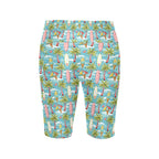 Summer Surf Women's Bike Shorts With Side Pockets