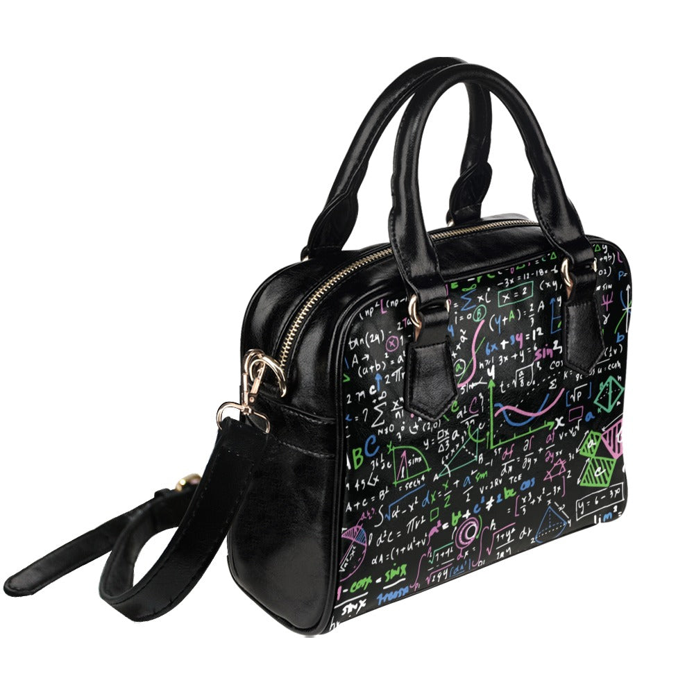 Equations In Green And Pink - Shoulder Handbag (Model 1634) Shoulder Handbags (1634)