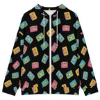 Colourful Cassettes Women's Full-Zip Hoodie