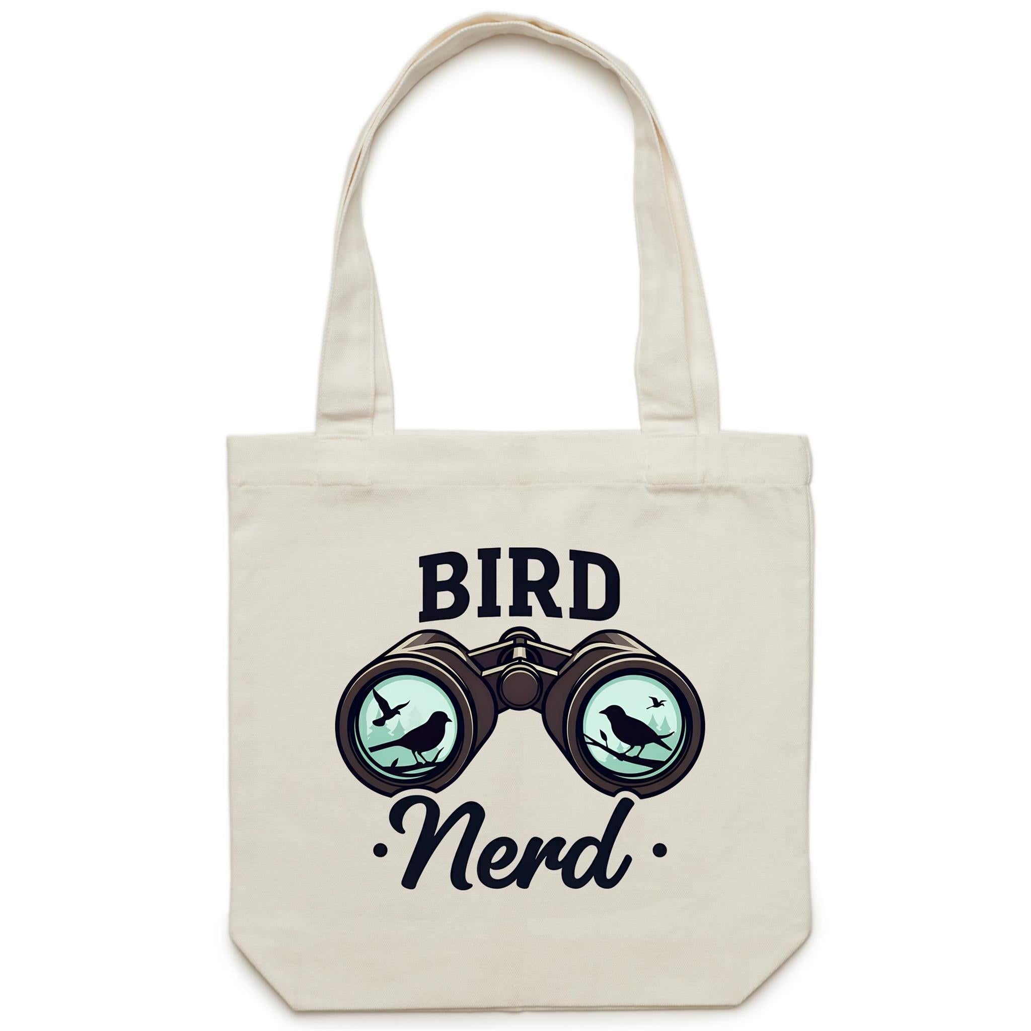 Bird Nerd - Canvas Tote Bag Default Title Tote Bag animal Printed In Australia