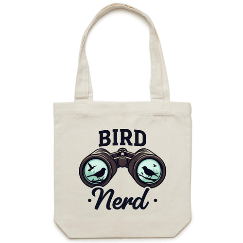 Bird Nerd - Canvas Tote Bag Default Title Tote Bag animal Printed In Australia