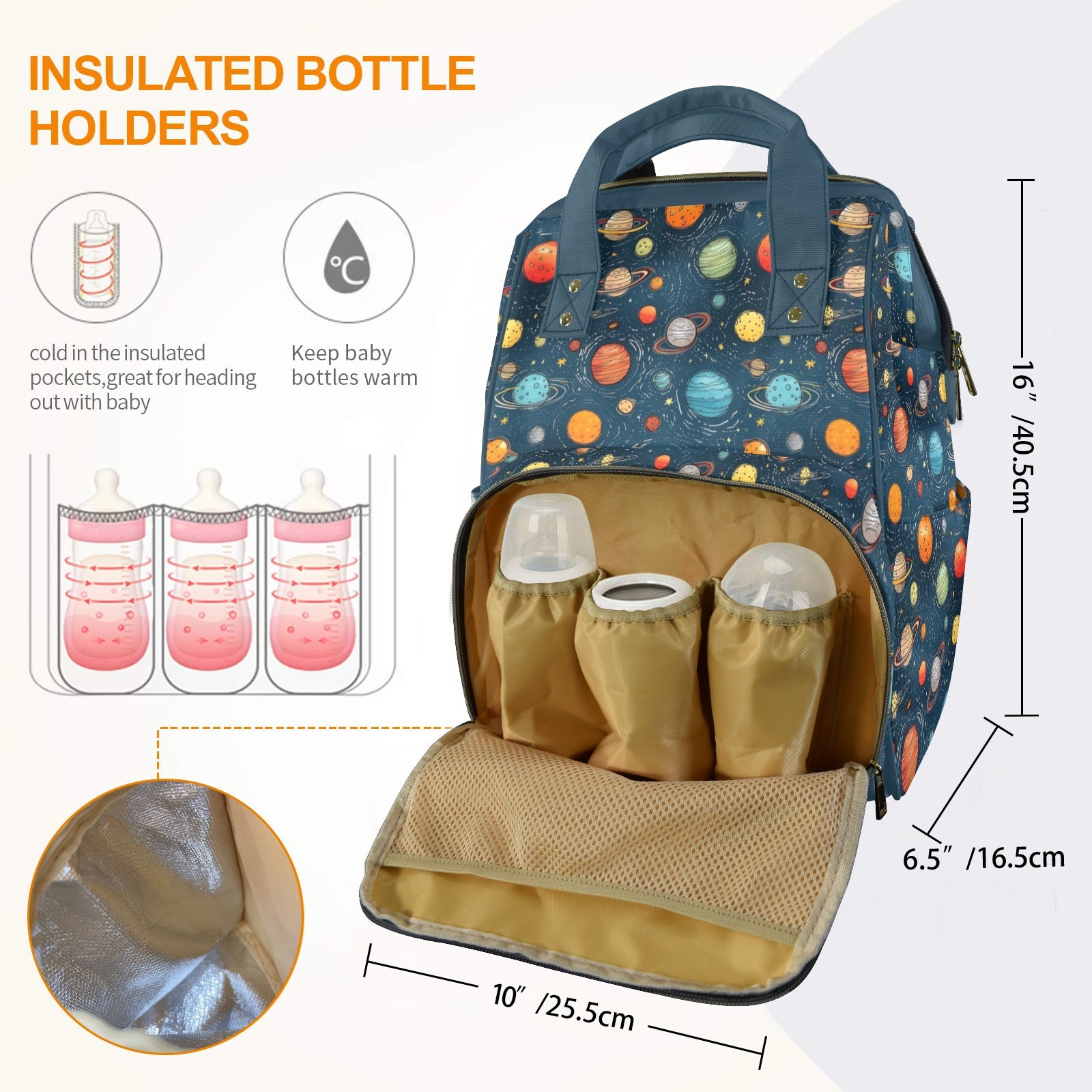 Galaxy - Multi-Function Backpack, Nappy / Diaper Bag