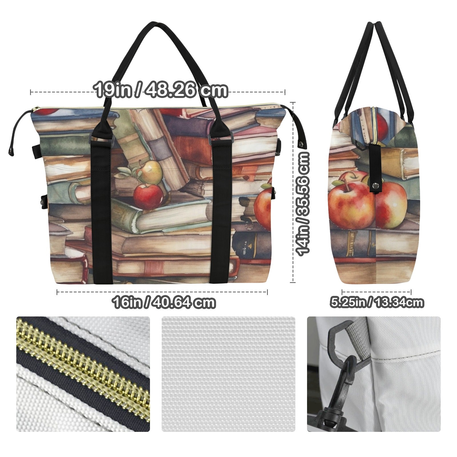 Watercolour Books Duffle Bag-Simple (Model 1715) Duffle Bag-Simple (1715)