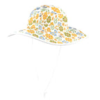 Retro Boho Flower Wide Brim Bucket Hat Wide Brim Bucket Hat Plants Printed Offshore