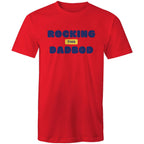 Rocking This DadBod - Mens T-Shirt Red Mens T-shirt Dad Printed In Australia