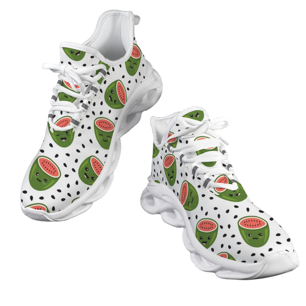 Happy Watermelons Women's Twisted Sole Sneakers