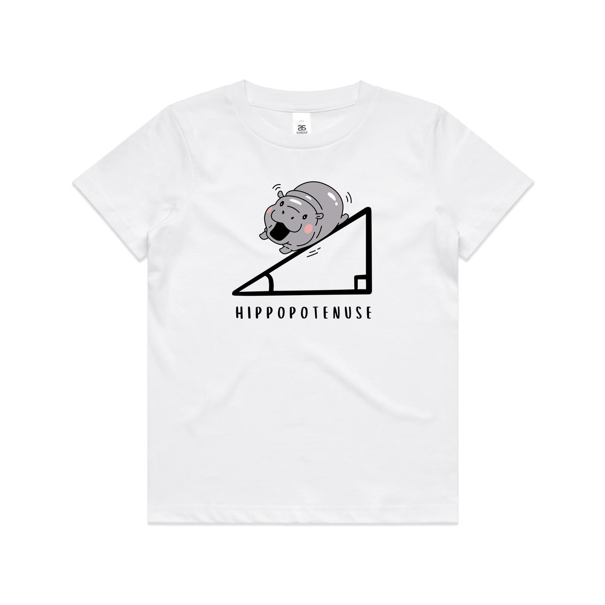 Hippopotenuse Hippo Hypotenuse Kids AS Colour T-shirt