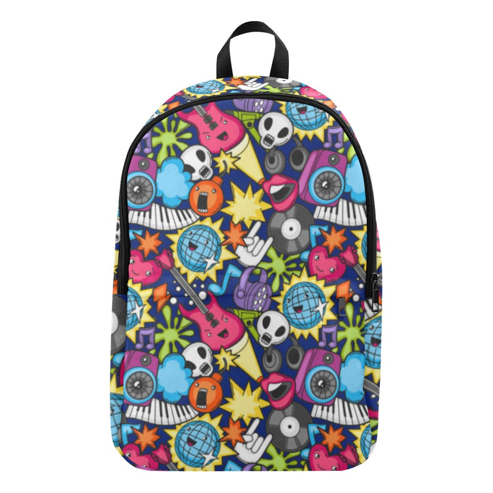 Sticker Music 2 - Fabric Backpack