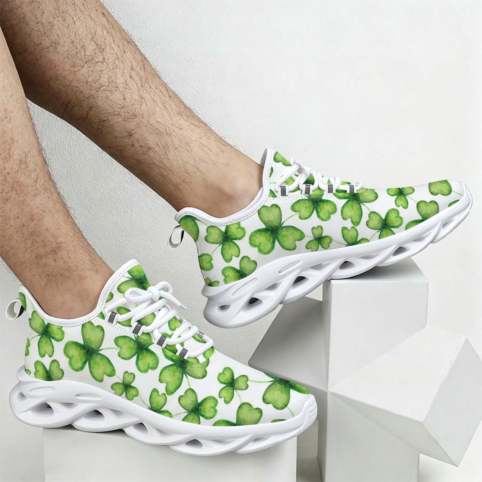 Three Leaf Clover Men's Twisted Sole Sneakers